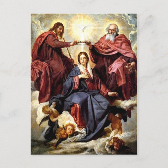 Coronation of the Virgin Postcard (Front)