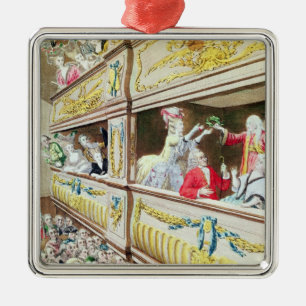 Coronation of Voltaire at the Theatre Francais Metal Ornament