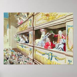 Coronation of Voltaire at the Theatre Francais Poster