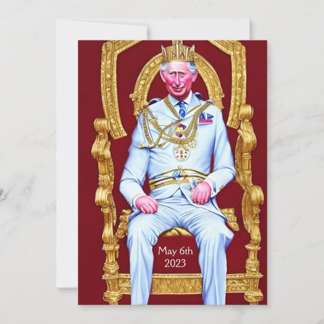 Coronation Party Invitation (Front)