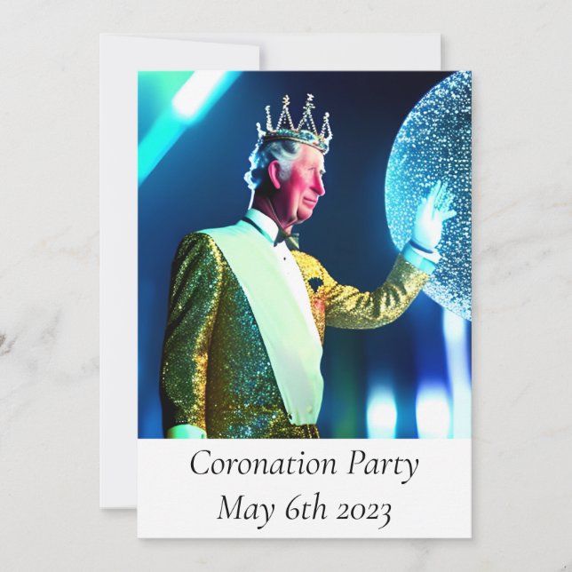 Coronation Party Invitation (Front)