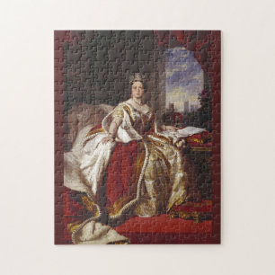 Coronation Portrait of Queen Victoria Jigsaw Puzzle