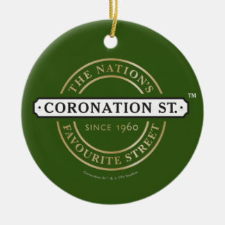 Coronation Street - Logo Ceramic Ornament