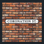 Coronation Street - Sign Poster<br><div class="desc">Set in the fictional town of Weatherfield,  CORONATION STREET - the longest-running British soap opera in television history - portrays the everyday life of a working-class British community. In Canada visit www.cbc.ca/coronation for ways to watch.</div>