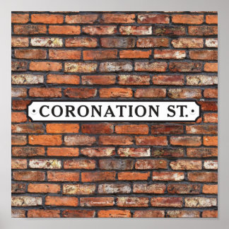 Coronation Street - Sign Poster
