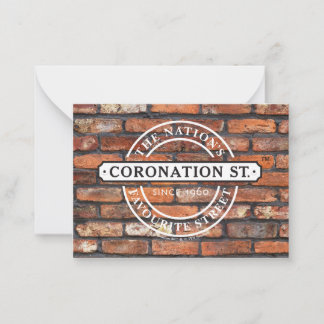 Coronation Street - Sign Poster Card