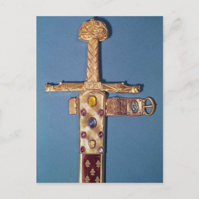 Coronation sword of the Kings of France Postcard (Front)
