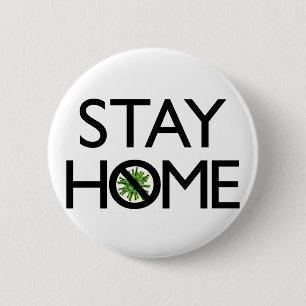 Coronavirus awareness design 2 inch round button
