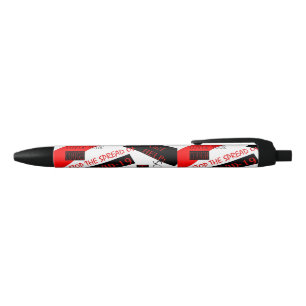 Coronavirus Black Ink Pen