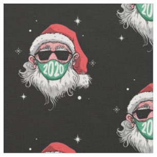 coronavirus face mask santa claus 2020 fabric