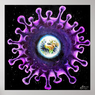 Coronavirus pandemic poster