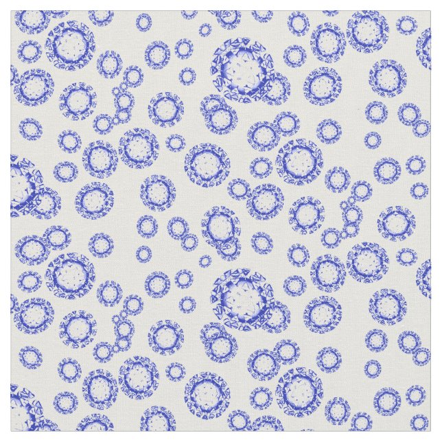 Coronavirus - Porcelain Fabric (Close Up)