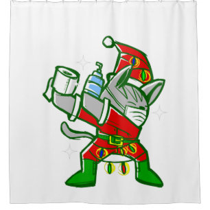 coronavirus santa claus cat christmas