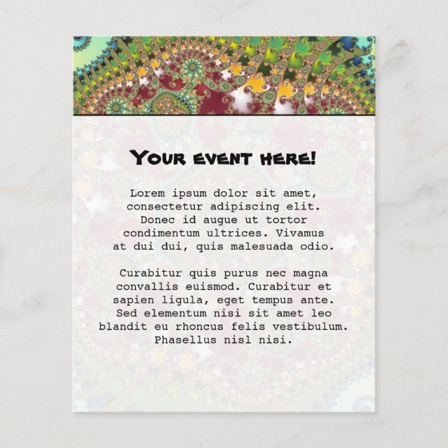 Coronel - Fractal Flyer (Front)