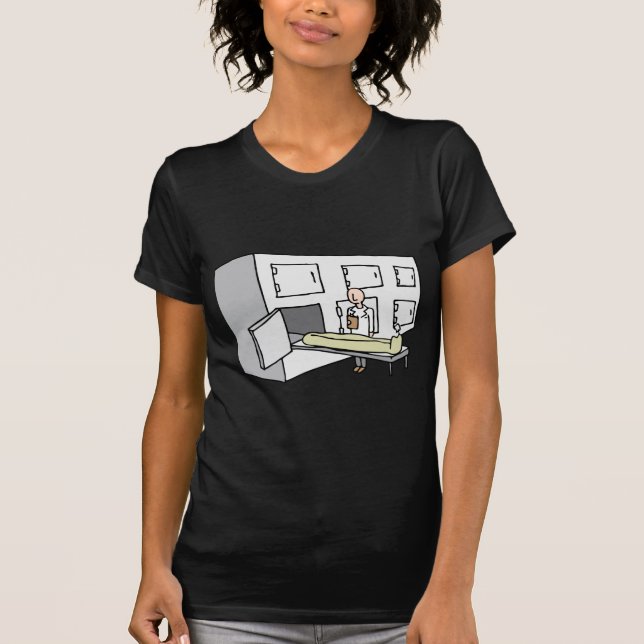 Coroner Morgue Room T-Shirt (Front)