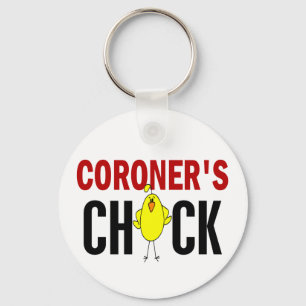 Coroner’s Chick Keychain