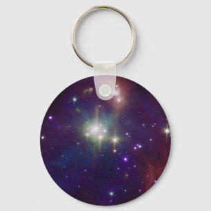 Coronet infrared star cluster NASA Keychain