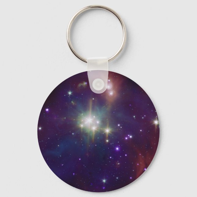 Coronet infrared star cluster NASA Keychain (Front)