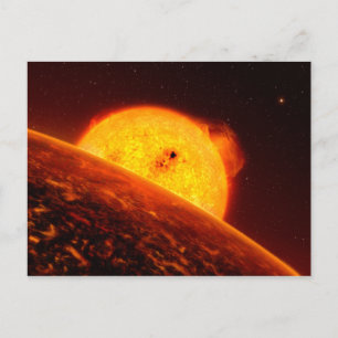 Corot-7B Space Art Illustration Postcard