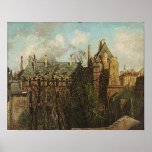 Corot - Abbey Of Saint Germain De Pres Poster