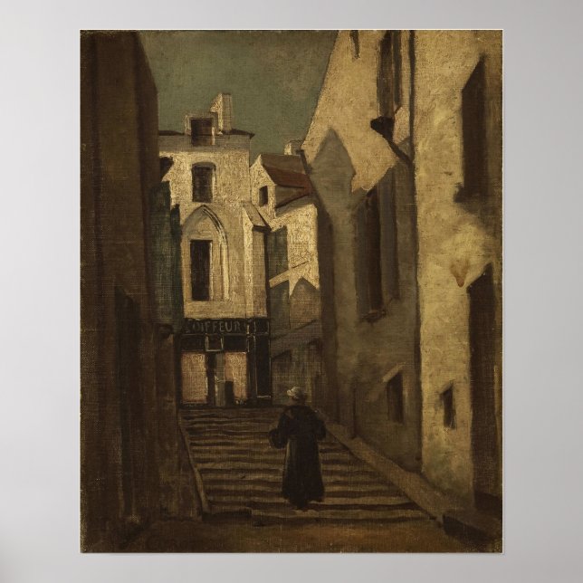 Corot - Barbershop Cat Poster (Front)