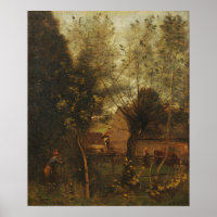Corot - Farm Scene