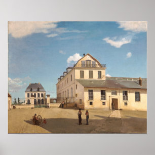 Corot - House And Factory Of Monsieur Henry Poster
