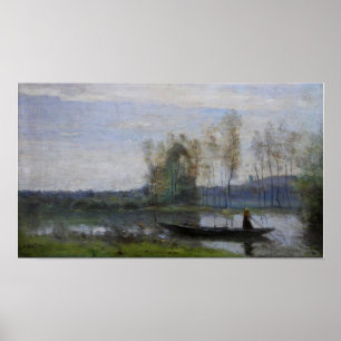 Corot - Marseille The Boat 1865 Poster