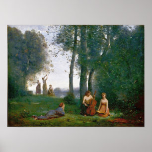 Corot - The Champetre Concert Poster