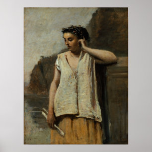 Corot - The Muse Poster