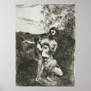 Corot - Venus Clipping Cupid's Wings 1869 Poster