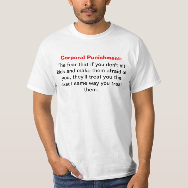 Corporal Punishment Definition T-Shirt (Front)