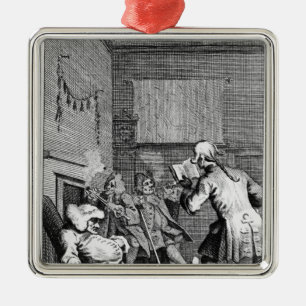 Corporal Trim reading a sermon Metal Ornament