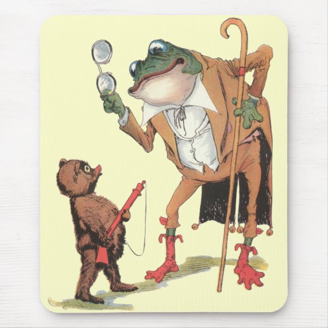 Corporal Waddle Captures the Frogman Mouse Pad (Front)