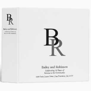 Corporate Add Your Logo Business Binder