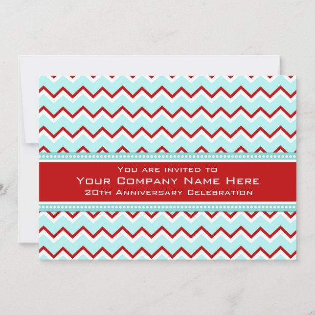 Corporate Anniversary Party Invitations (Front)