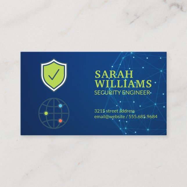 Corporate | Artificial Intelligence | Data Centre Business Card (Front)