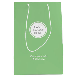 Corporate bag green Logo business details