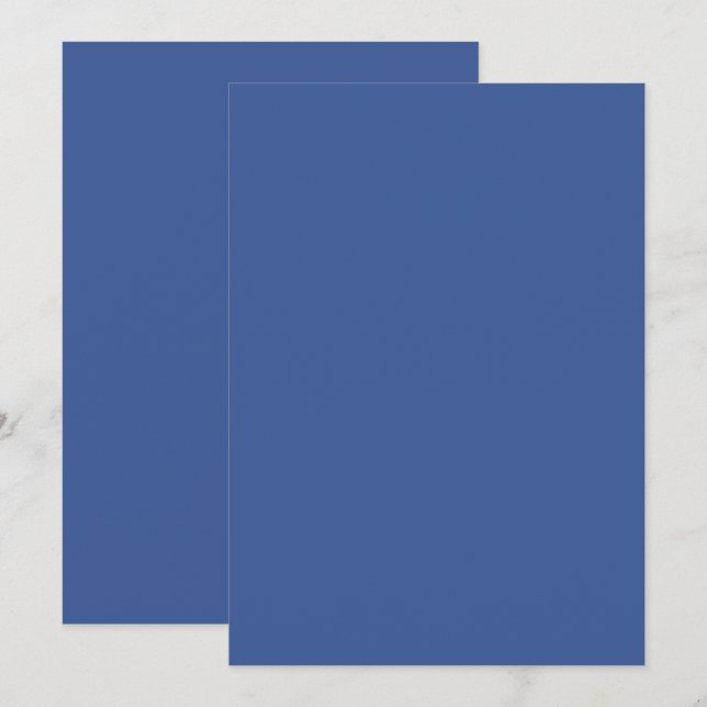 Corporate Blue Custom Invitation (Front/Back)