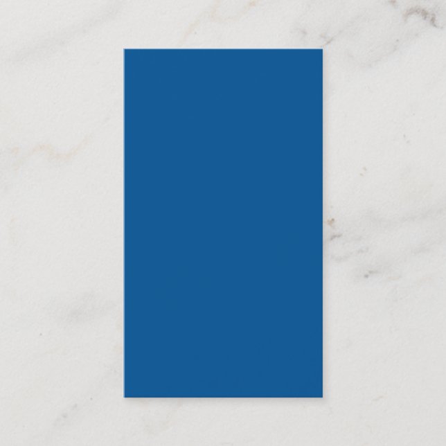 Corporate Blue Personalized Dark Colour Background Business Card (Front)