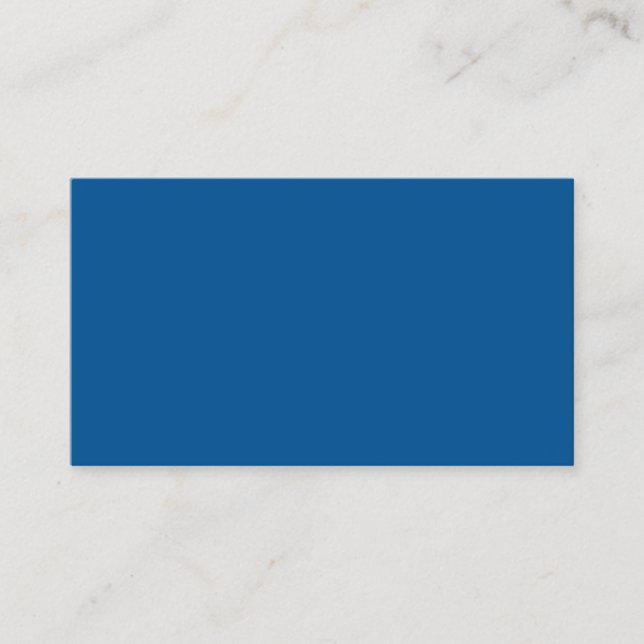 Corporate Blue Personalized Dark Colour Background Business Card (Front)