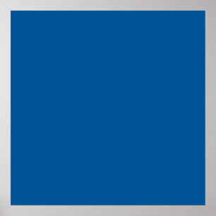 Corporate Blue Personalized Dark Colour Background Poster