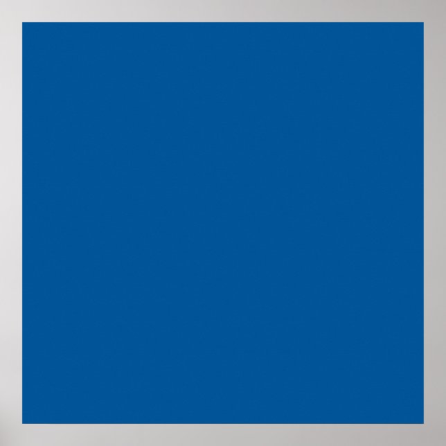 Corporate Blue Personalized Dark Colour Background Poster (Front)