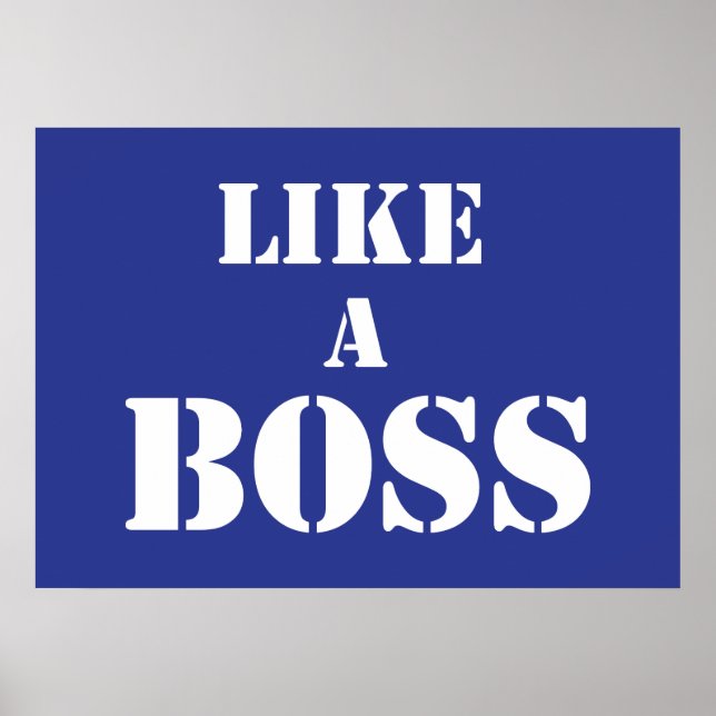 Corporate Boss Poster (Front)