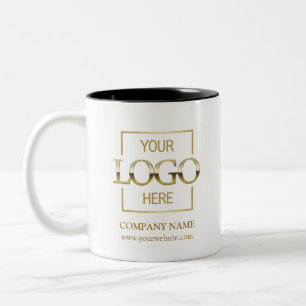 Corporate Branding & Promotional Gift for Company  Two-Tone Coffee Mug