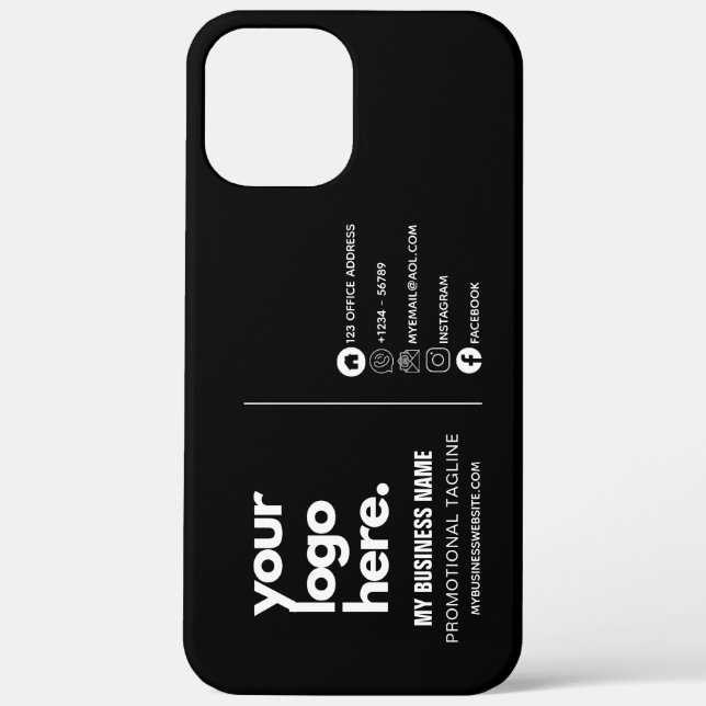 Corporate Business Card Design Logo Templates Case-Mate iPhone Case (Back)