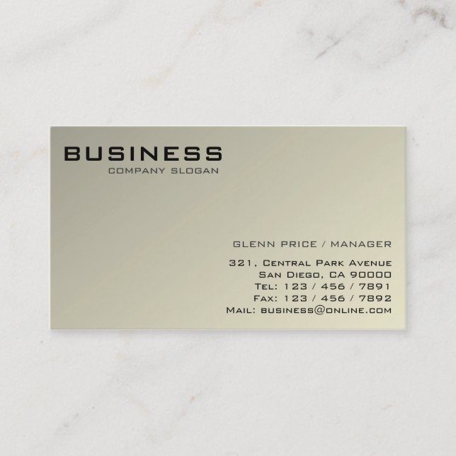 Corporate - Business Cards (Front)