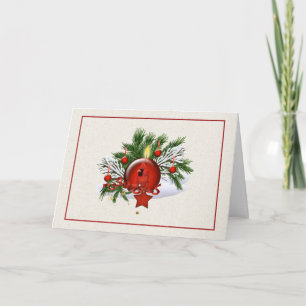 Corporate Business Christmas Card with Christmas T