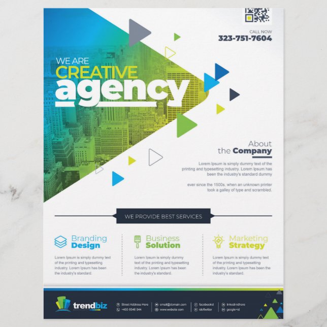Corporate Business Flyer and Poster Design (Front)