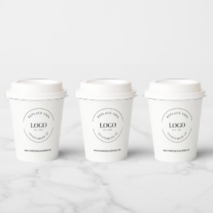 Corporate business Large logo Custom Paper Cups